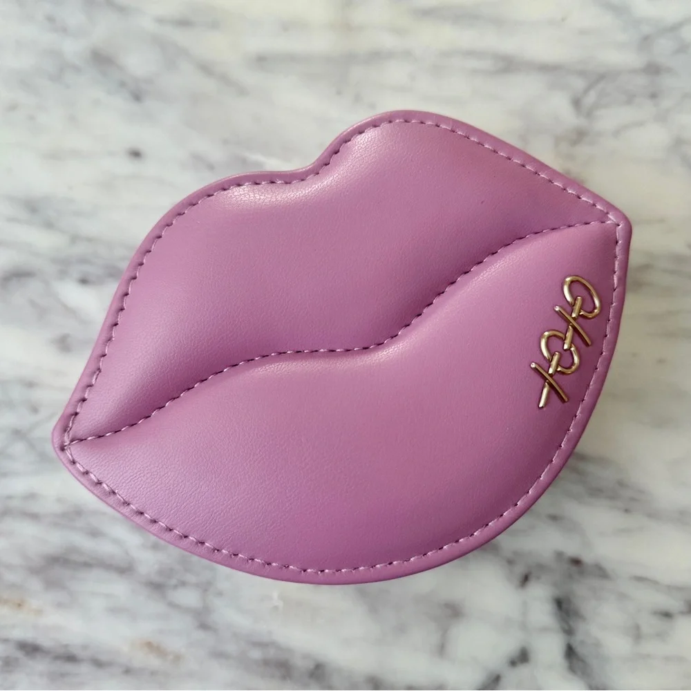 💋 Kendra Scott Pink Lips Shape Trinket Stash Jewelry Box